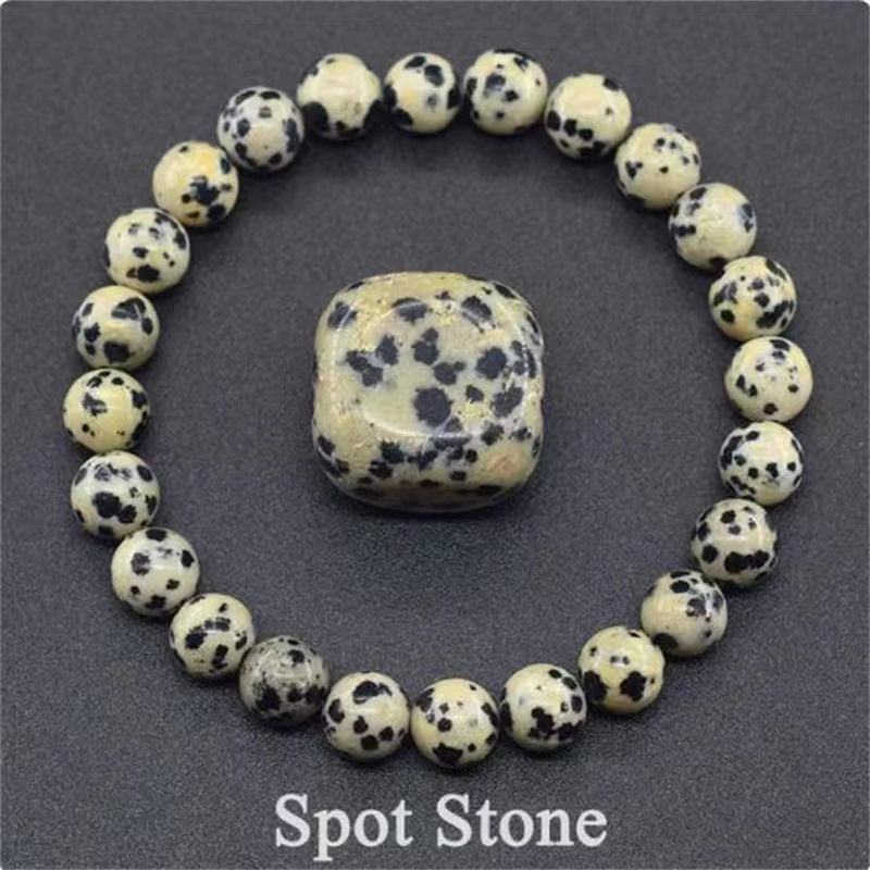 Wholesale 8mm rose natural stone tiger eye crystal elastic bead bracelet